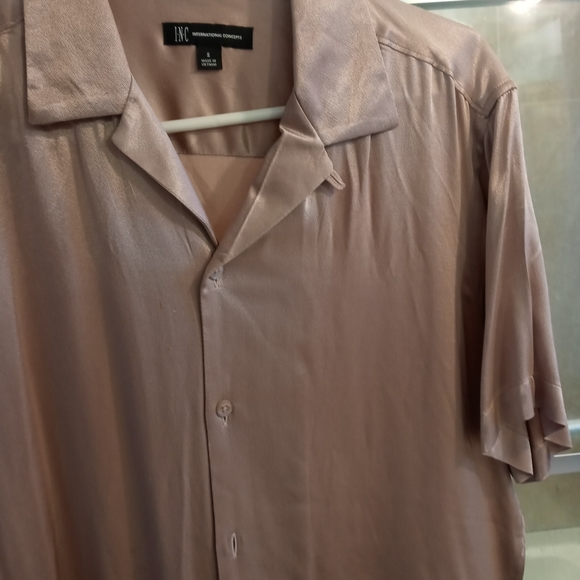 Inc mens satin shirt - Picture 2 of 6